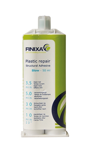 CHEMICAR PLASTIC REPAIR SLOW' ( 3.5 MIN) BLACK - 50ML 